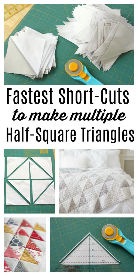 Half Square Triangle Short-Cuts | Quilting | Diary of a Quilter