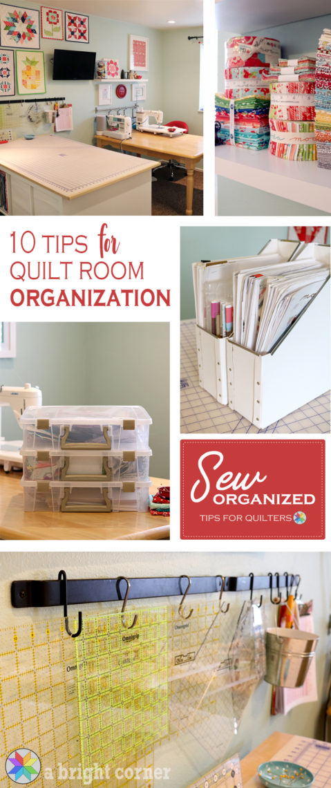 Top 10 Sewing Room Organization Tips | Sewing | Diary of a Quilter