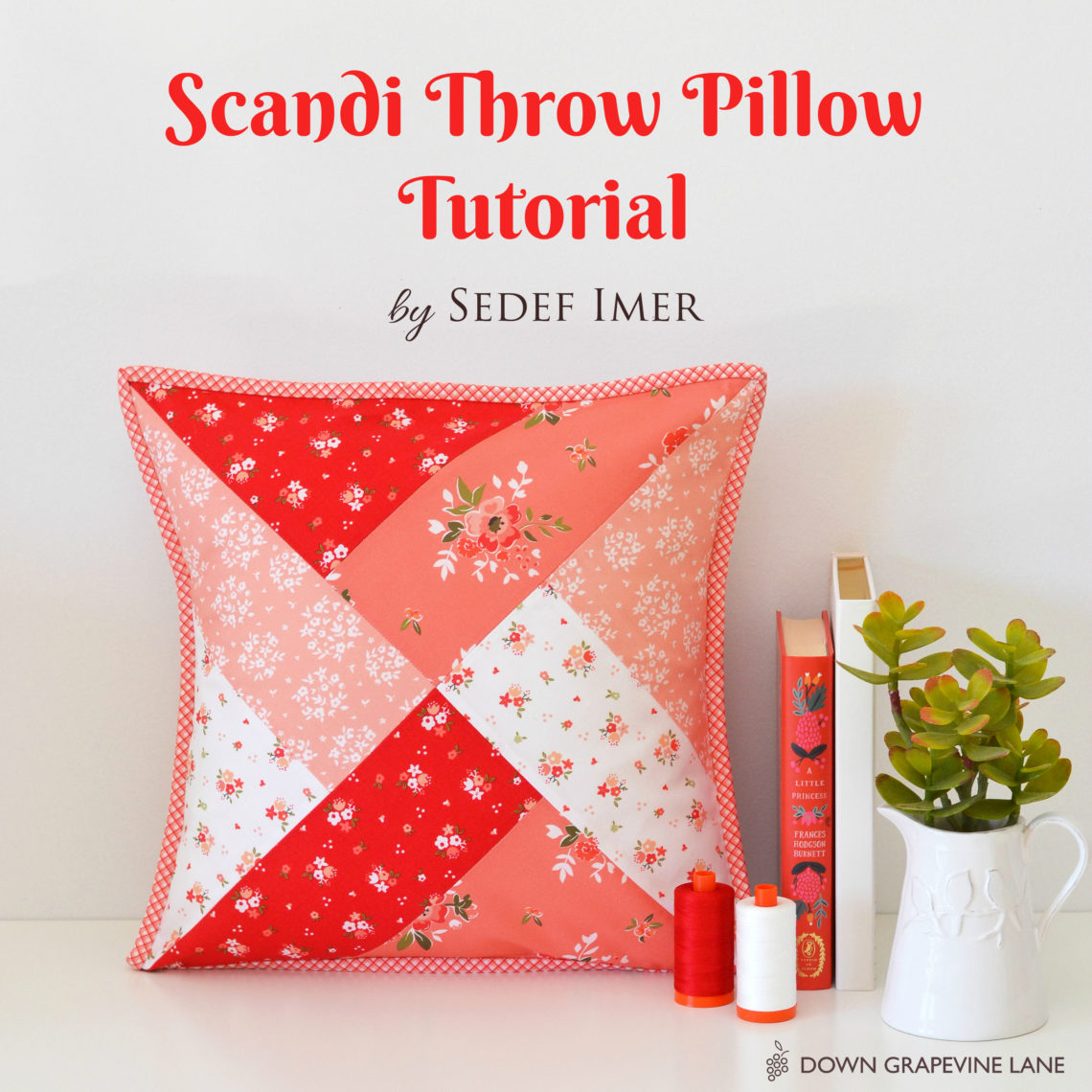 Scandi Pillow Tutorial by guest poster Sedef Imer - Diary of a Quilter - a  quilt blog