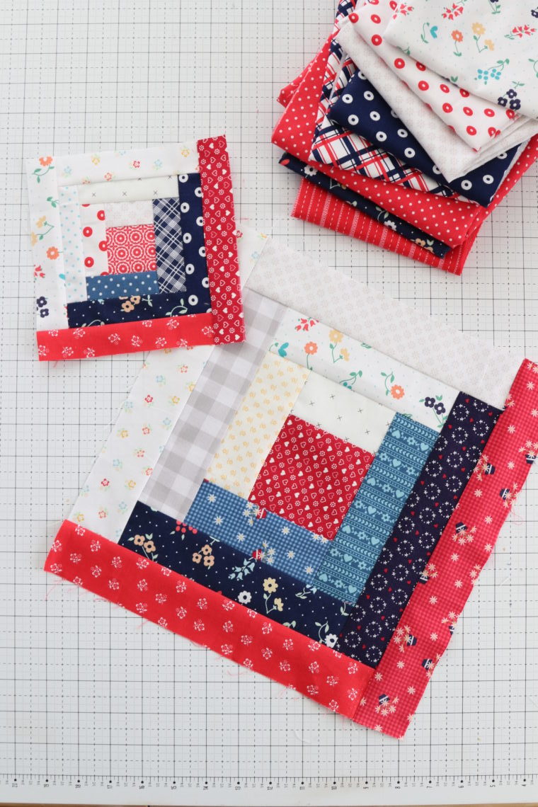 Log Cabin Quilt Block Tutorial + Inspiration - Diary of a Quilter - a quilt  blog