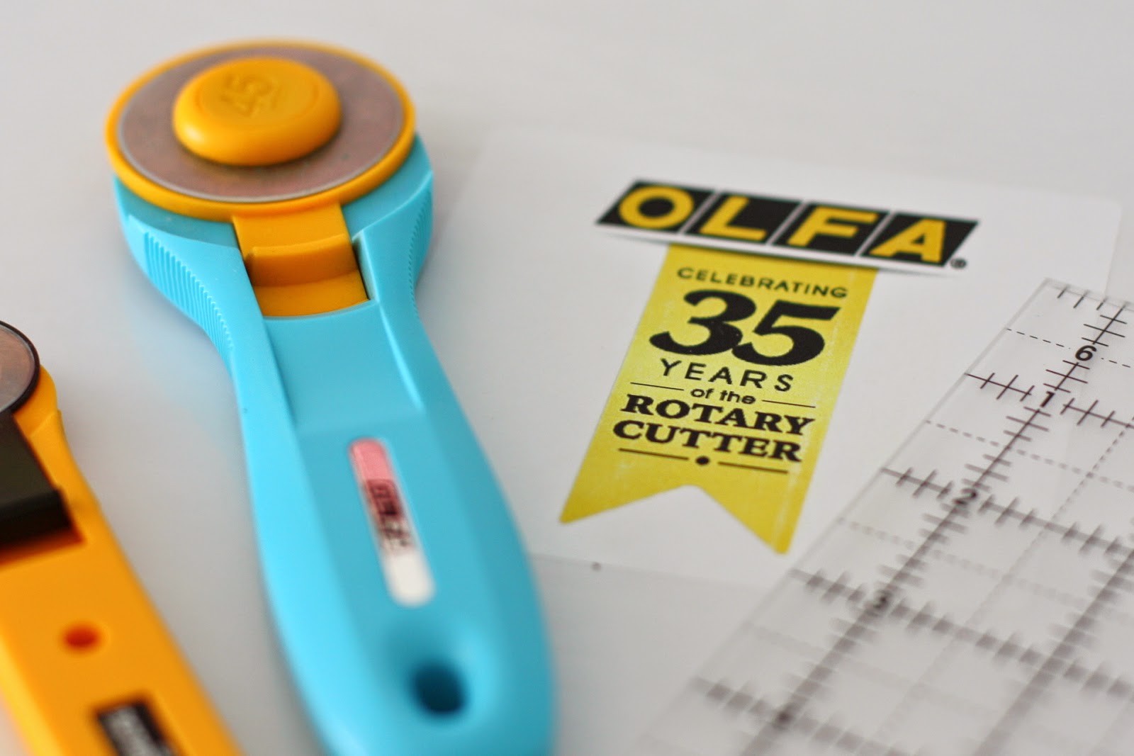 The invention of the rotary cutter changed quilting!