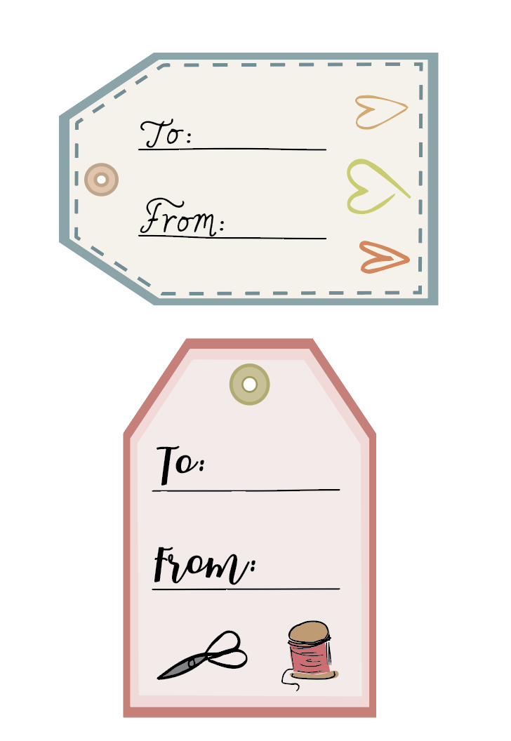 Screen Shot 2019-10-28 at 11.05.33 PM | Free Printable Quilt Care Instructions + Gift Tags by popular Utah quilting blog, Diary of a Quilter: image of printable gift tags. 