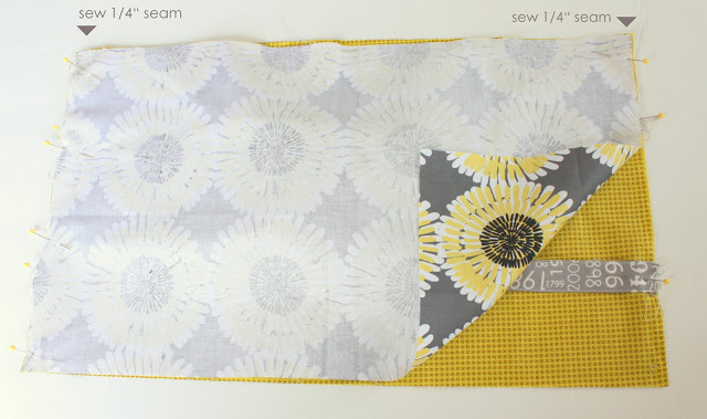 Easy Fat Quarter Bag Tutorial featured by top US quilting blog, Diary of a Quilter