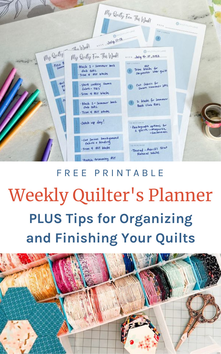 Project Organization - Tips for Planning and Finishing Your Projects -  Diary of a Quilter - a quilt blog